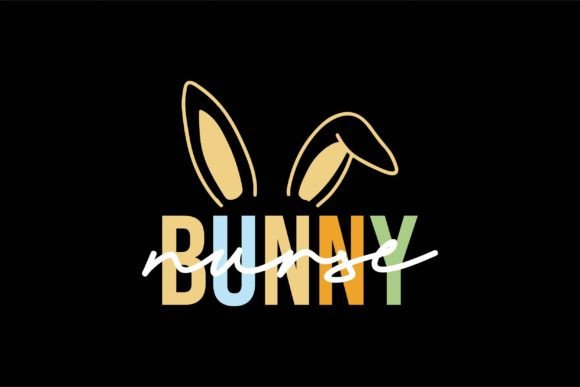 Bunny Nurse Graphics for Crafts Branding