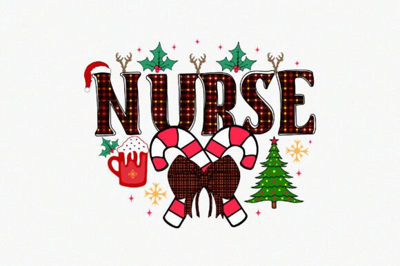 Christmas Nurse PNG 1: Graphics for Crafts