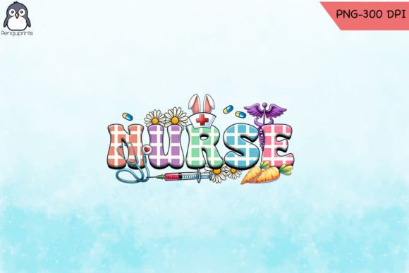 Easter Nurse PNG: Graphics for Crafts