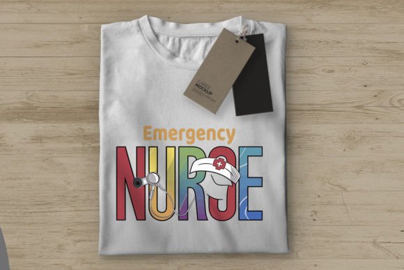 Graphics for Crafts: Emergency Nurse T-Shirt