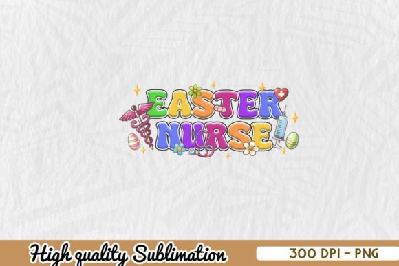 Nurse Easter Graphics for Crafts Branding