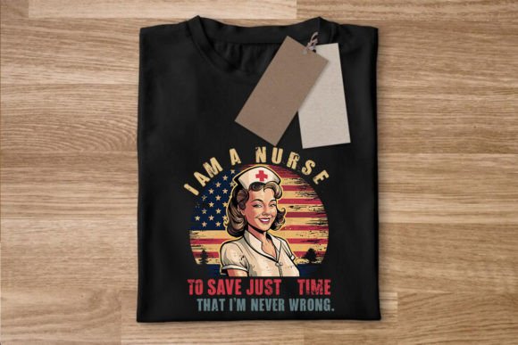 Patriotic Nurse Graphics for Crafts & Branding