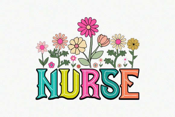 Retro Nurse PNG: Graphics for Crafts
