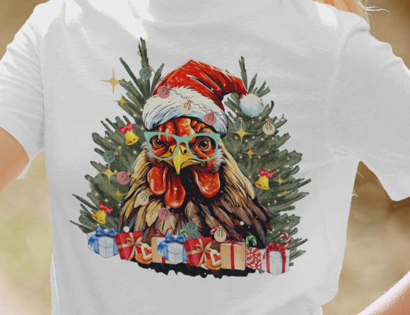 Review: Cute Christmas Chickens Png for Festive Embroidery