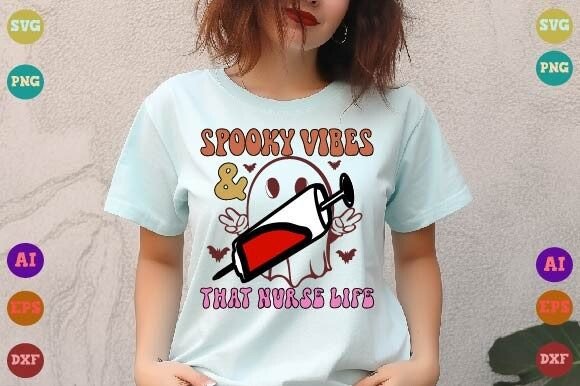 Spooky Vibes That Nurse Life: Halloween Graphics & Crafts